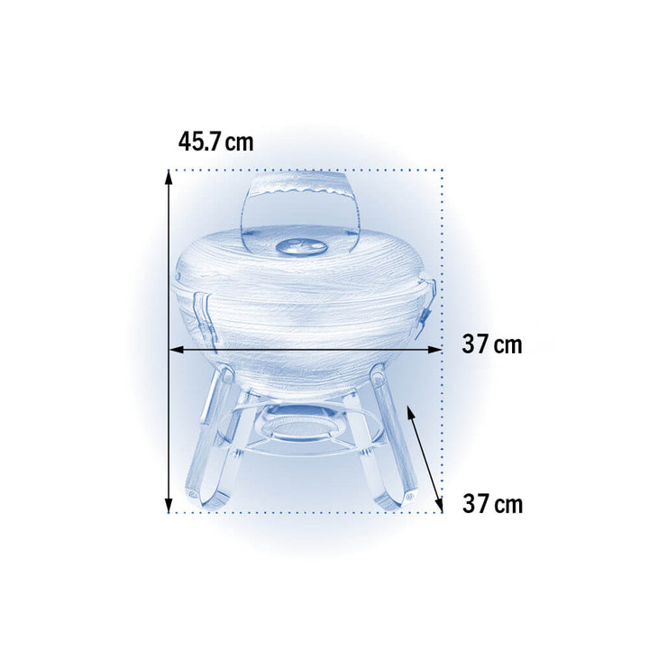 Napoleon, Legend® 14 Charcoal Portable, Kettle Grill, NK14K-LEG-3