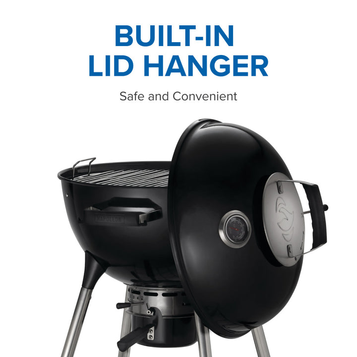 Napoleon, Premium 18 Charcoal Kettle, 18-inch Kettle Grill, NK18K-LEG-3