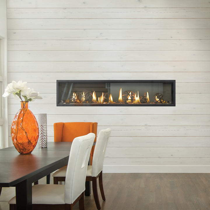 Luxuria™ 74 See Through Direct Vent Fireplace, Natural Gas, Electronic Ignition