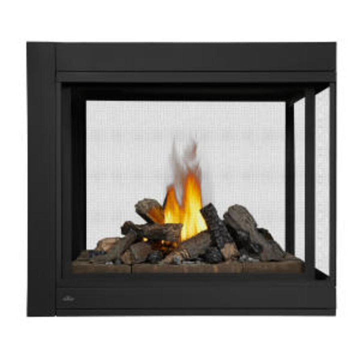 Ascent™ Multi-View 3-Sided Direct Vent Fireplace with Logs, Natural Gas, Electronic Ignition