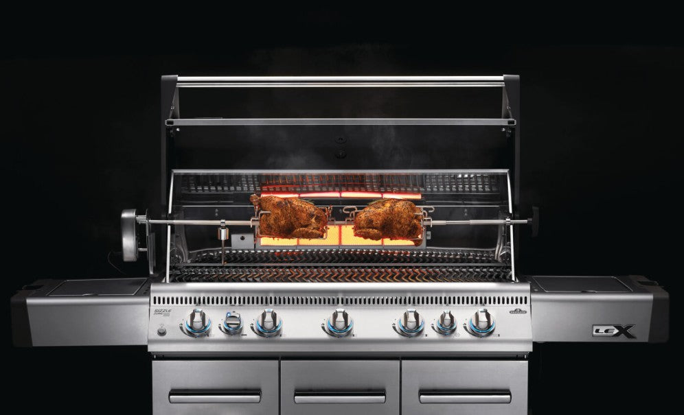 Commercial Grade Rotisserie Kit for Charcoal PRO Grill (PRO605CSS), 69331