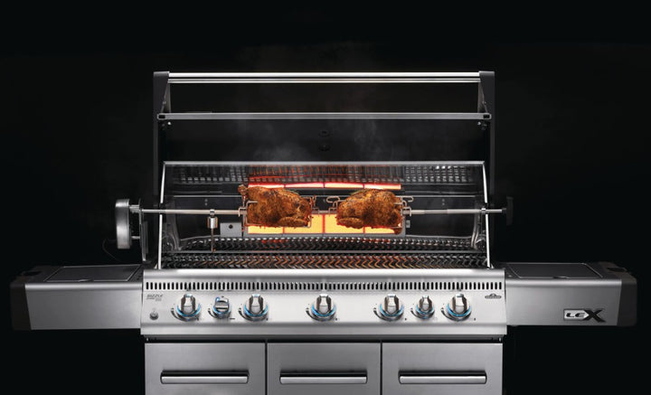 Commercial Grade Rotisserie Kit for Charcoal PRO Grill (PRO605CSS), 69331