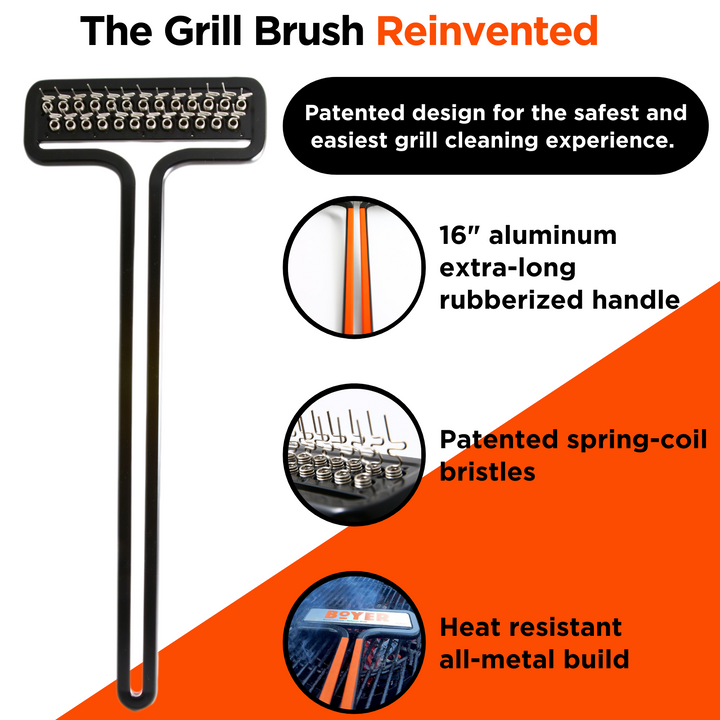 Boyer Brush™ – The Safest Grill Brush