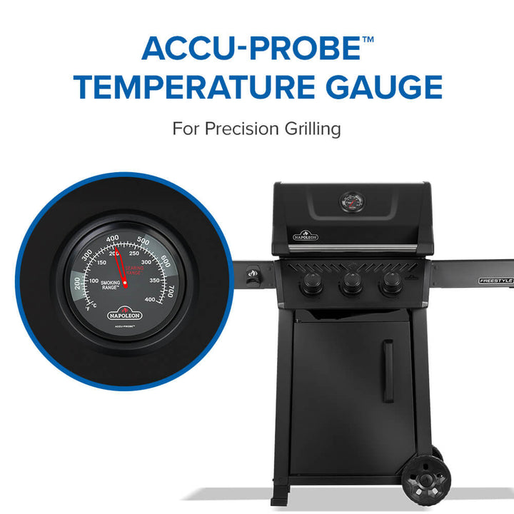 Freestyle™ 365 3-Burner, Matte Black, F365DNMK-1