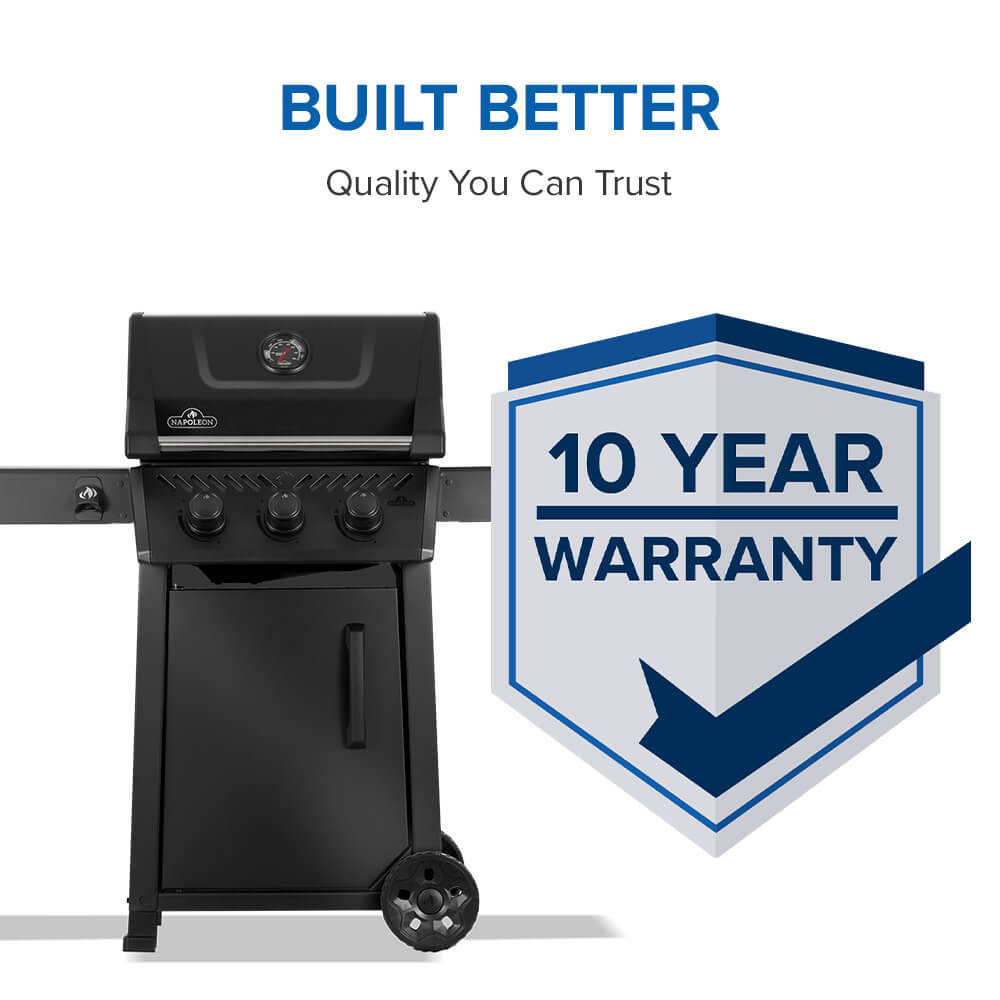 Freestyle™ 365 3-Burner, Matte Black, F365DNMK-1