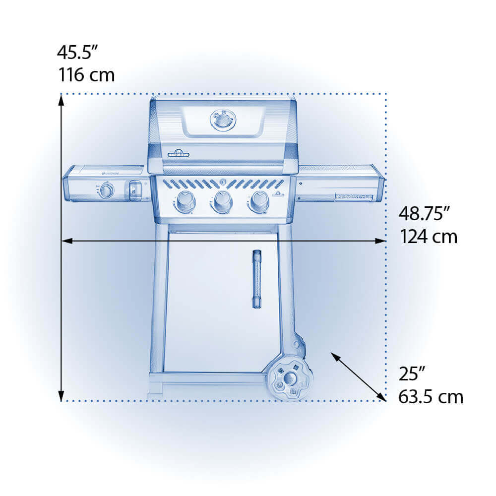 Freestyle™ PRO 365 with Infrared Side Burner, FP365DSIBPMK-1