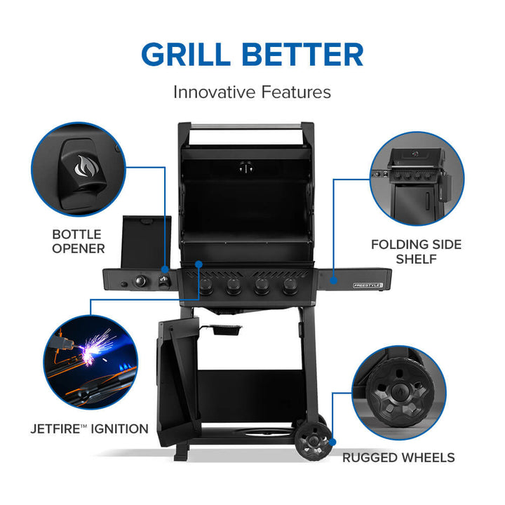 Freestyle™ PRO 425 with Infrared Side Burner, FP425DSIBPMK-1