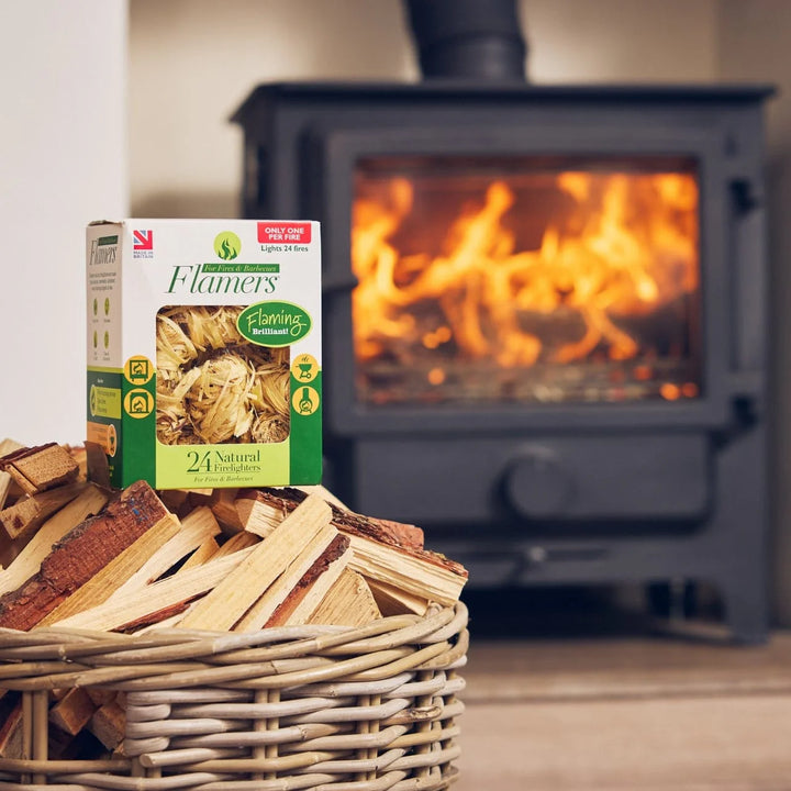 Flamers Natural Firelighters (Pack of 24)