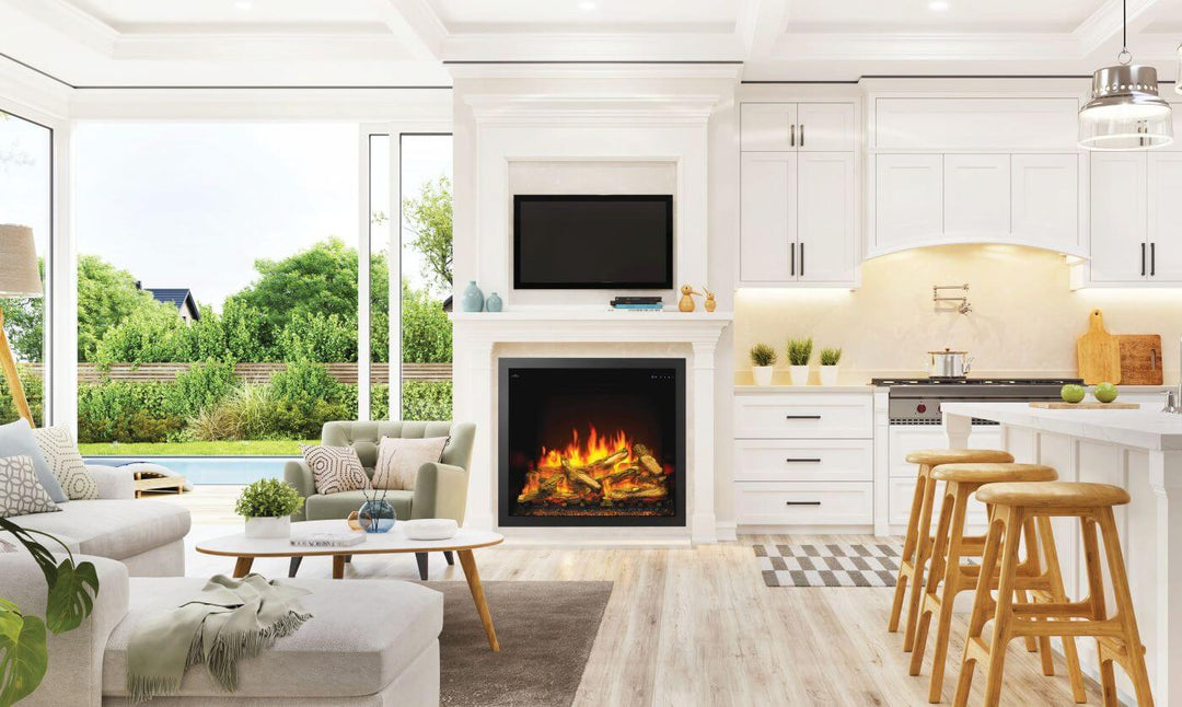 Built-in Electric Fireplace: Napoleon, Elevation Electric 36