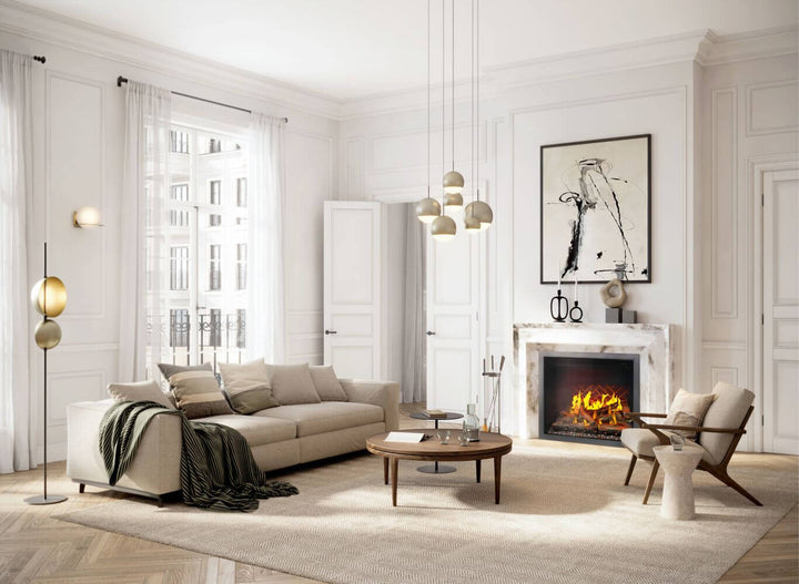 Electric fireplace: Napoleon, Elevation™ X 36 with Virtual Flame Technology NEFB36LCD-MF