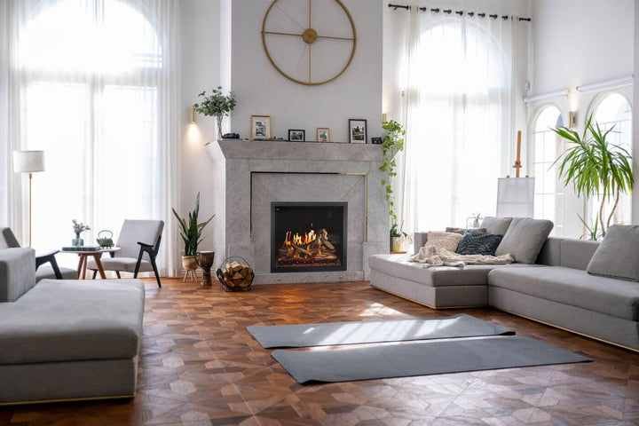 Electric fireplace: Napoleon, Elevation™ X 36 with Virtual Flame Technology NEFB36LCD-MF