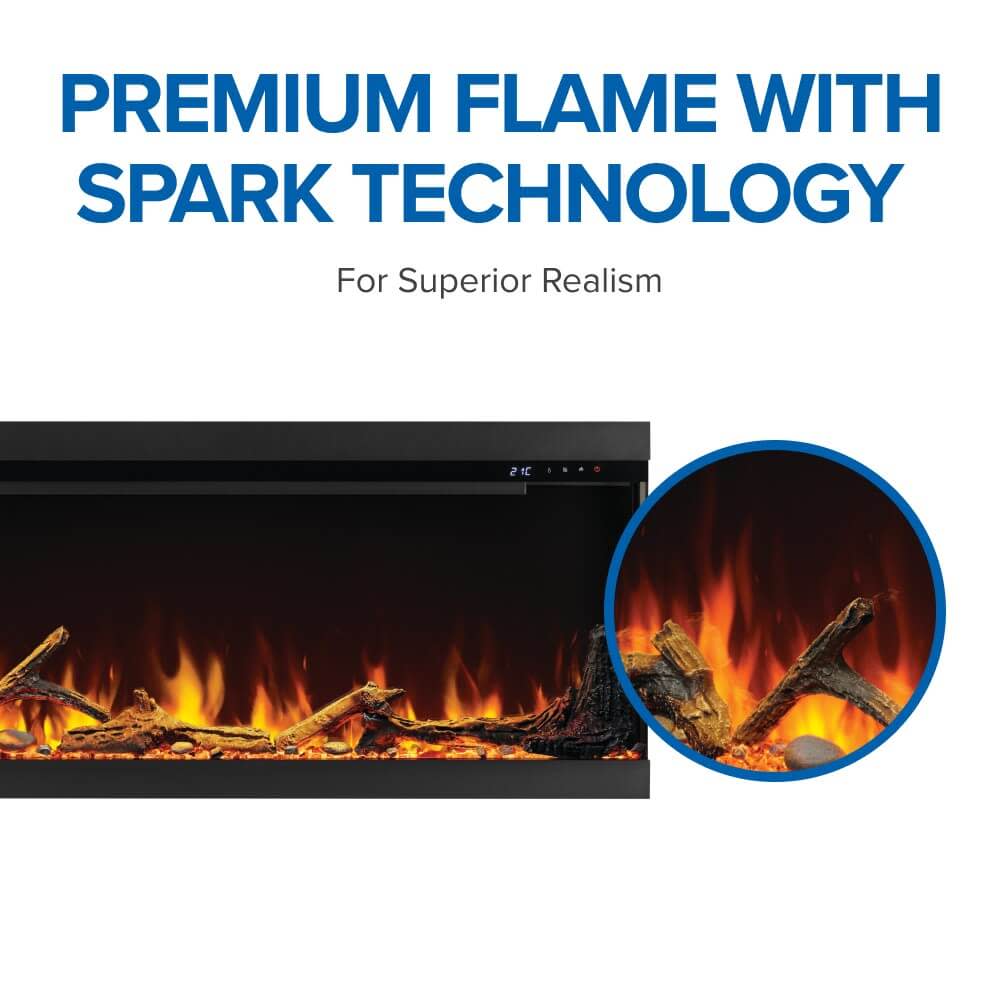 Electric fireplace: Napoleon, Astound 62 FlexMount