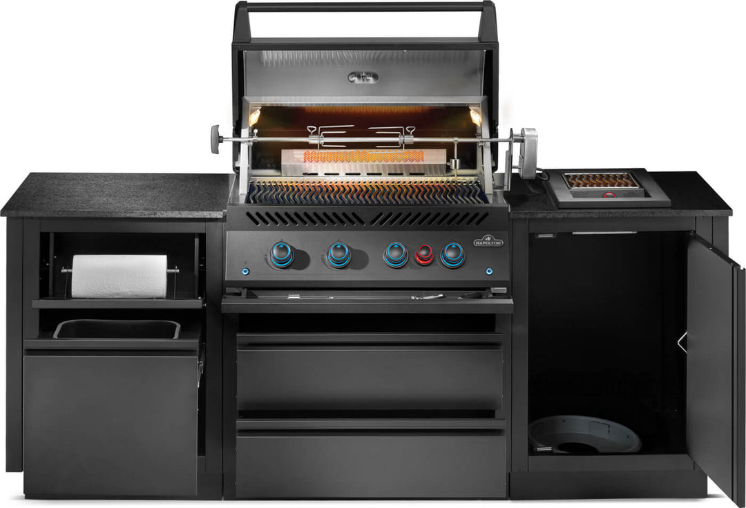 OASIS® 301 Outdoor Kitchen, Built-in 700 Series 32 with Soft Close Doors, ODK301-BIG32RBPMK-1