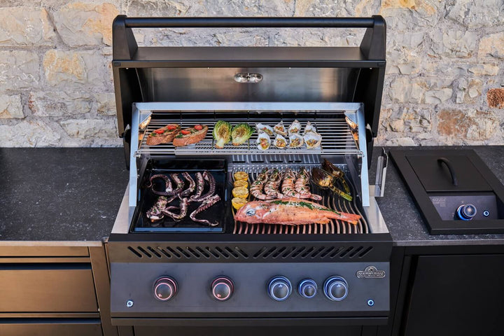 Napoleon Gas Grill: OASIS® 301 Outdoor Kitchen, Built-in 700 Series 32 with Soft Close Doors, ODK301-BIG32RBPMK-1