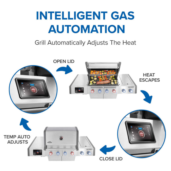 Gas Grill: Prestige® PRO 500 with Smart Technology, PRO500VXRSIBPSS