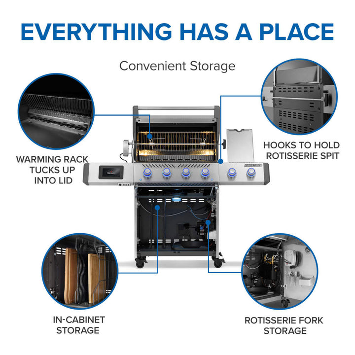 Gas Grill: Prestige® PRO 500 with Smart Technology, PRO500VXRSIBPSS