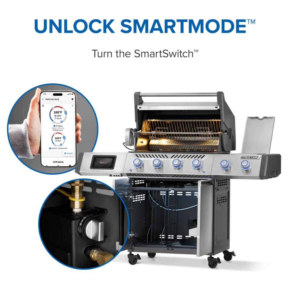 Gas Grill: Prestige® PRO 500 with Smart Technology, PRO500VXRSIBPSS