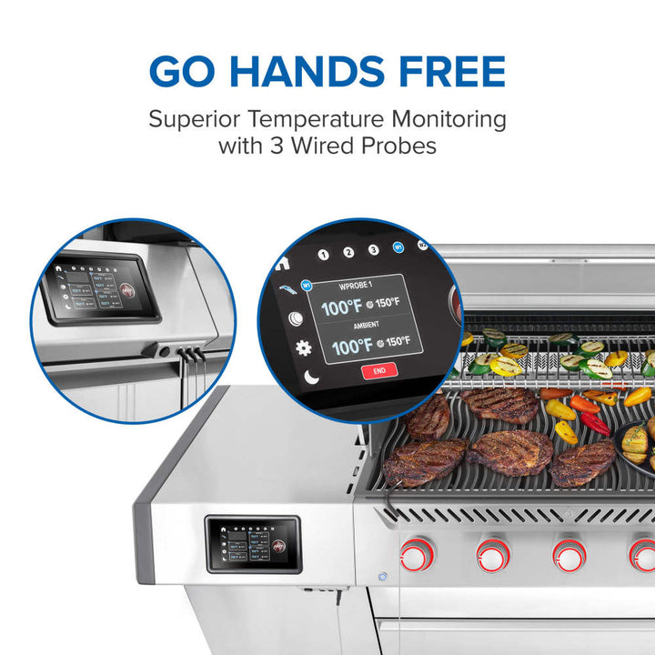 Gas Grill: Prestige® PRO 665 Elite with Smart Technology & Electric Smoker Box, PRO665VXRSIBPSS