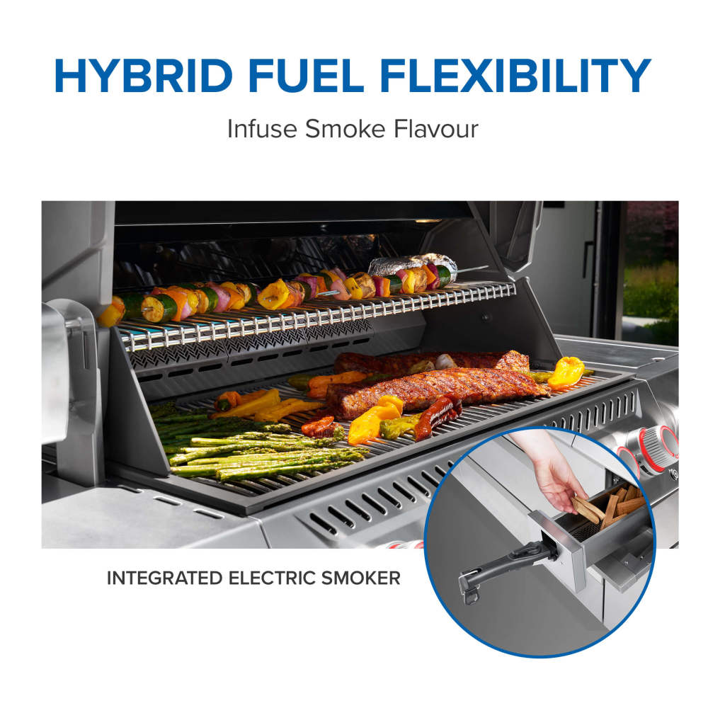 Gas Grill: Prestige® PRO 665 Elite with Smart Technology & Electric Smoker Box, PRO665VXRSIBPSS