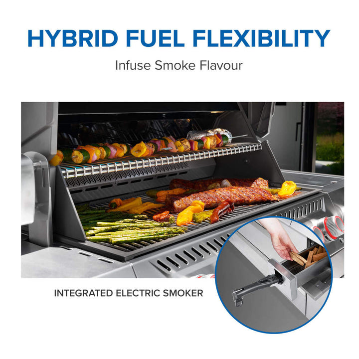 Gas Grill: Prestige® PRO 665 Elite with Smart Technology & Electric Smoker Box, PRO665VXRSIBPSS
