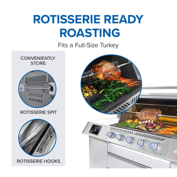 Gas Grill: Prestige® PRO 665 Elite with Smart Technology & Electric Smoker Box, PRO665VXRSIBPSS