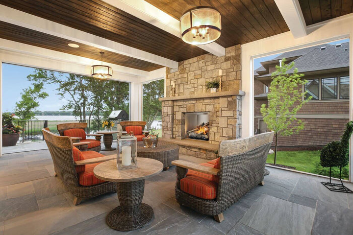Outdoor Gas Fireplace: Napoleon, Riverside 42, RSS42