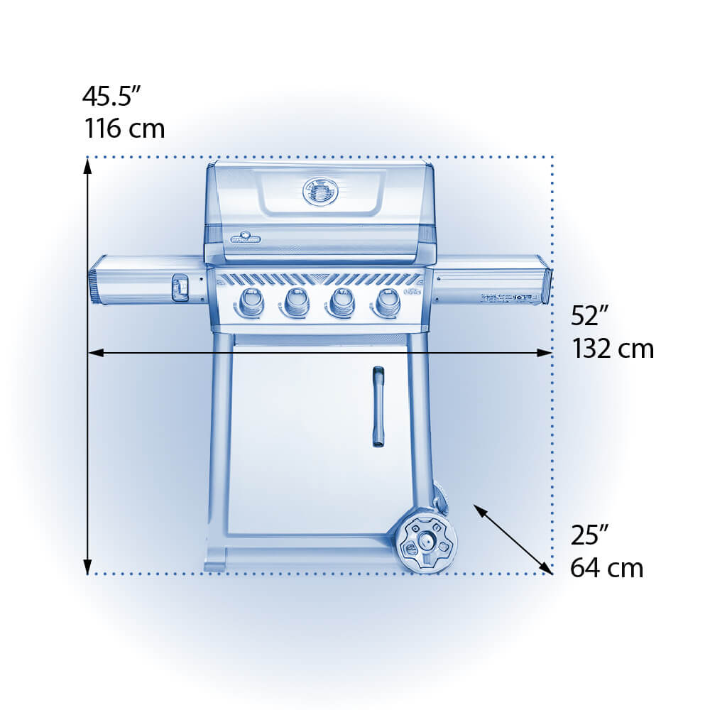 Freestyle™ 425 4-Burner, Matte Black, F425DNMK-1