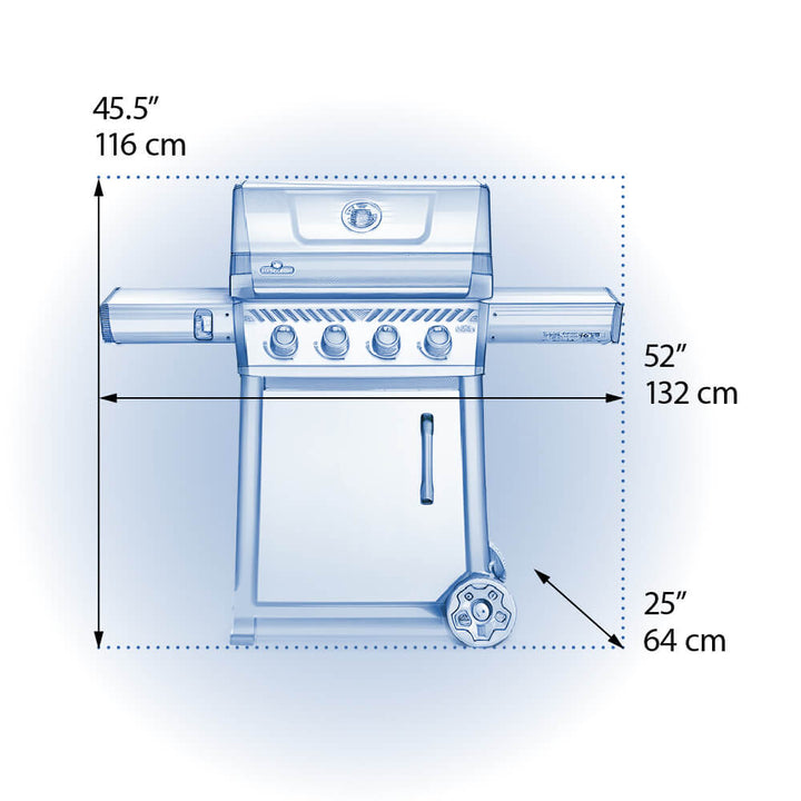 Freestyle™ 425 4-Burner, Matte Black, F425DNMK-1