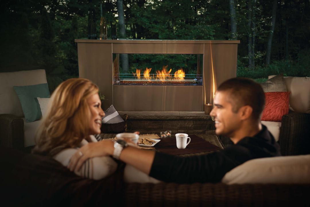 Galaxy™ 48 See Through Outdoor Fireplace, Natural Gas, Electronic Ignition