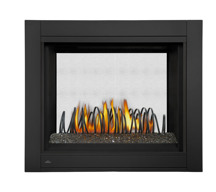 Ascent™ Multi-View See Through Direct Vent Fireplace with Glass Embers, Natural Gas, Electronic Ignition
