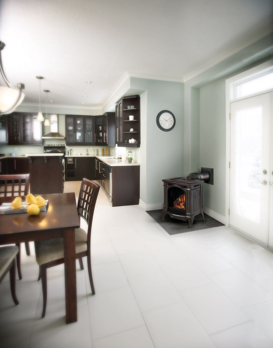 Bayfield™ Direct Vent Stove, Natural Gas, Electronic Ignition - Winter Frost