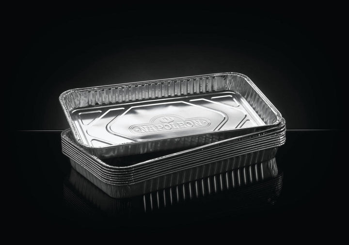 Large Disposable Grease Drip Trays (14" x 8") - Pack of 5