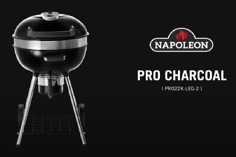 PRO Charcoal Kettle Grill, Black