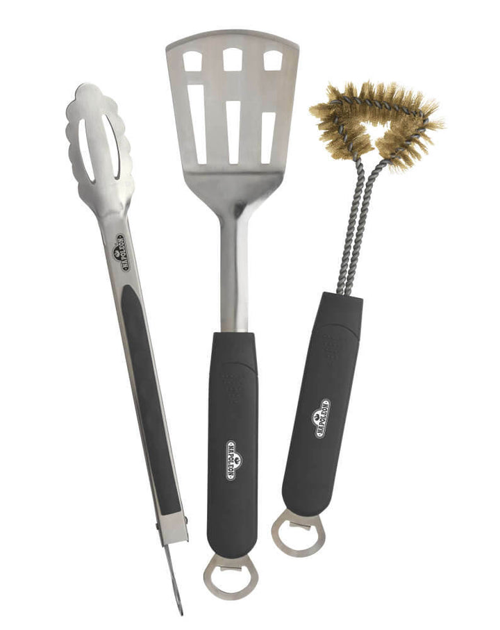 3 Piece Stainless Steel BBQ Toolset