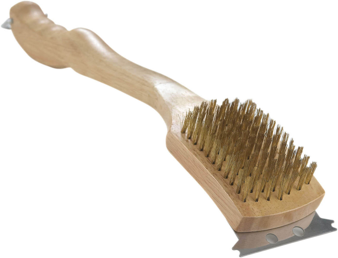 Grill Brush with Brass Bristles